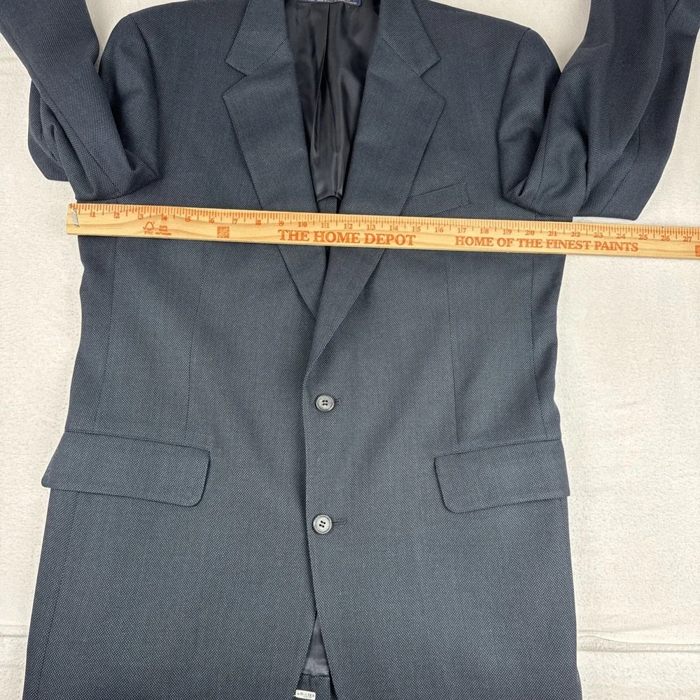VTG Brooks Brothers Makers Mens Navy Birdseye Blazer 42L Office business wool
